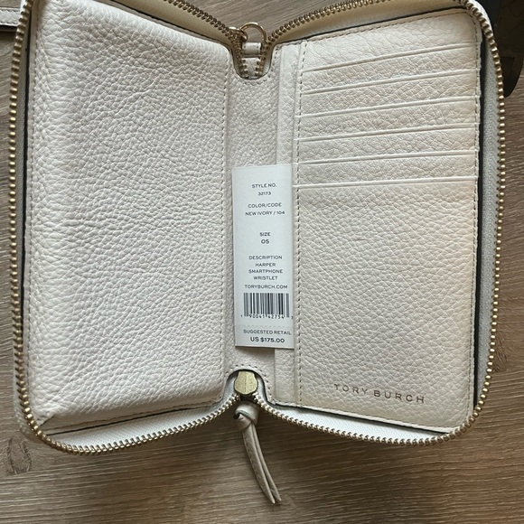 Tory Burch Ivory Harper Wristlet - Picture 2 of 5